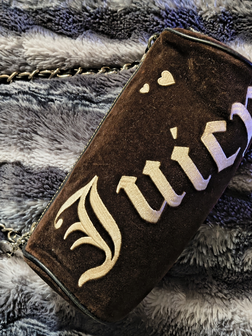 Juicy Couture Juicy' Logo  Bag in Black Brown